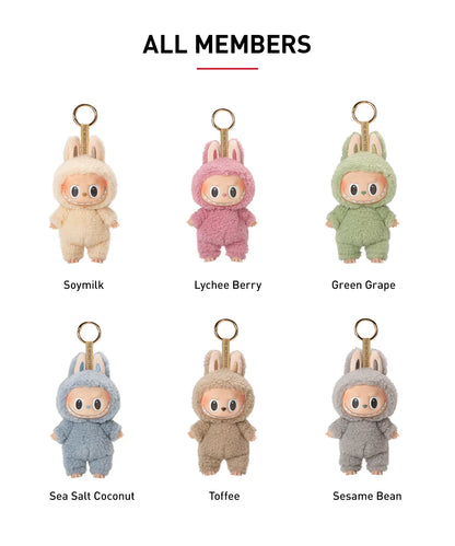 Peluche Labubu en Vinyle Exciting Macaron Series - Box de 6 pièces
