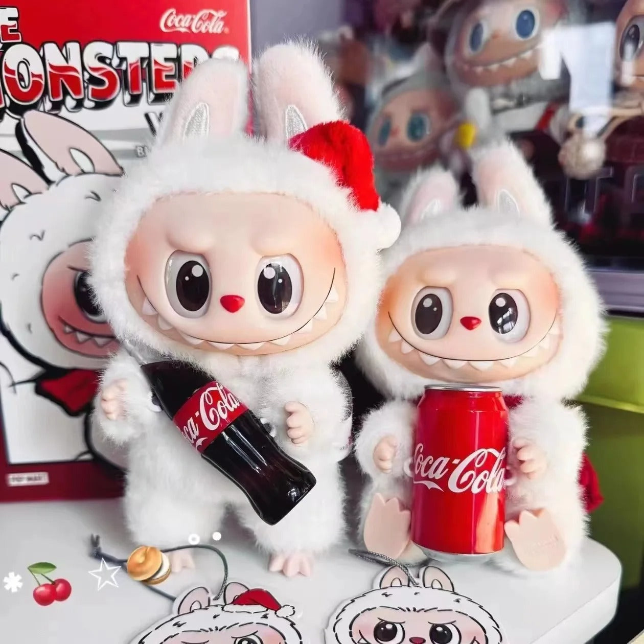 Blind Box 1pièce Labubu Vinyl Face Coca-cola Series