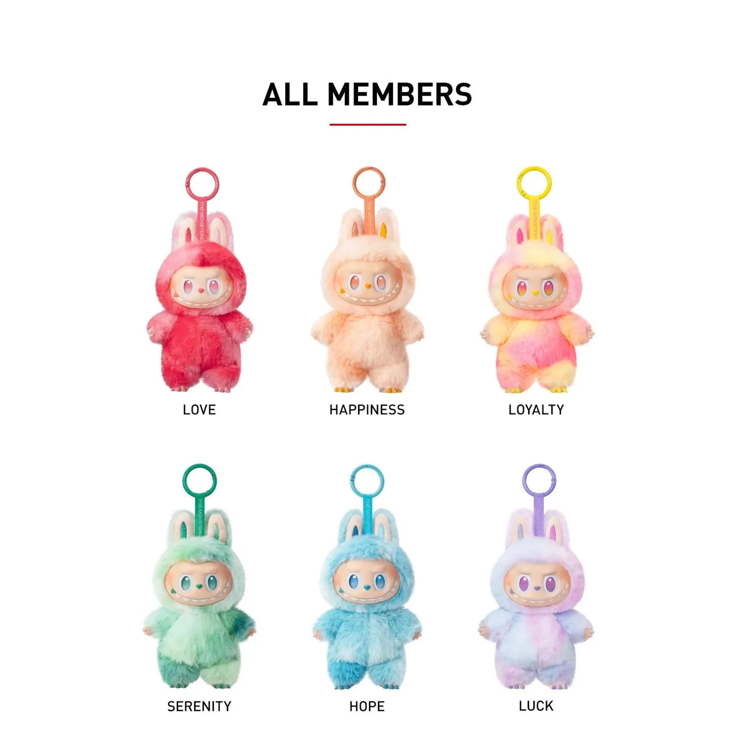 Peluche Labubu Big into Energy Series - Blind BOX 6 pièces